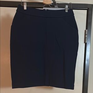 J. Crew Navy Blue Pencil Skirt